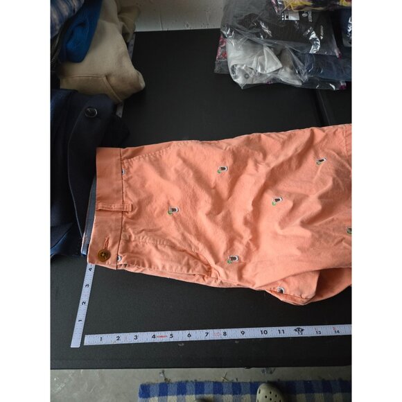 Tommy Hilfiger Mens Drink Embroidered Classic Fit Shorts Size 34 Preppy Vacation - Picture 7 of 12